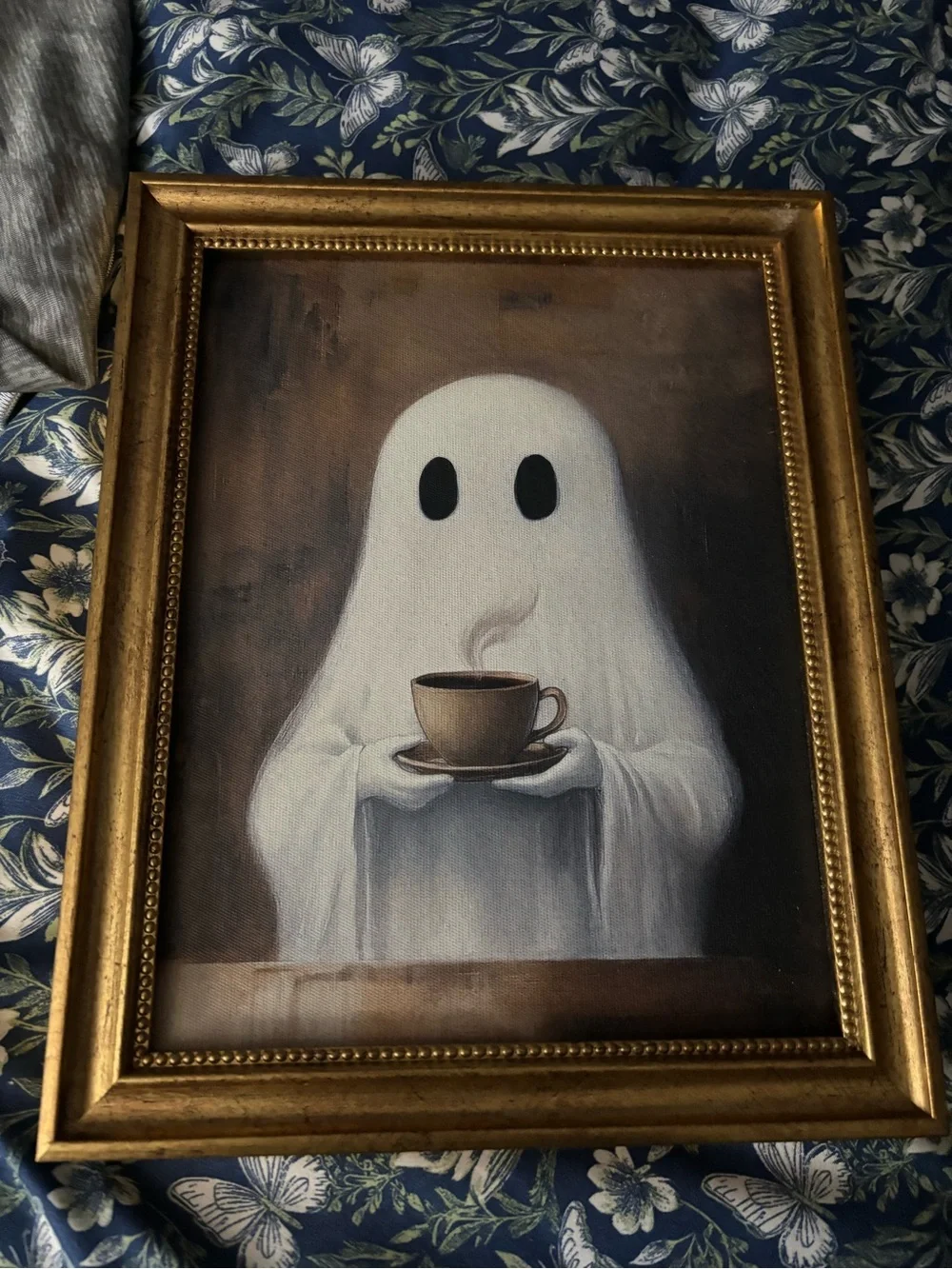 Viral Ghost Cappuccino Cup Wall Art